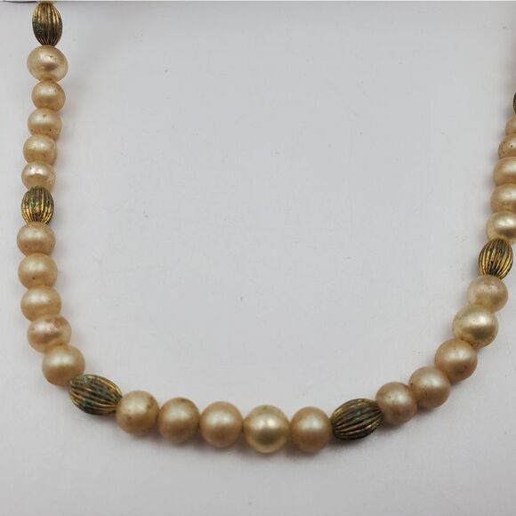 Titanics memory Antique aged coated dinner necklace N0340 - Picture 2 of 3